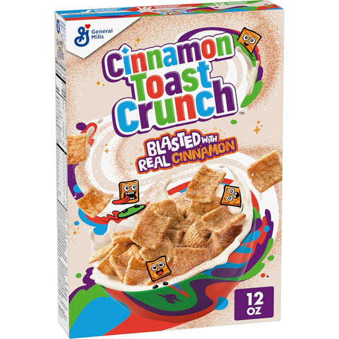 Cinnamon Toast Crunch Breakfast Cereal Cup, Single Serve Cereal, 2 oz (Pack of 12)