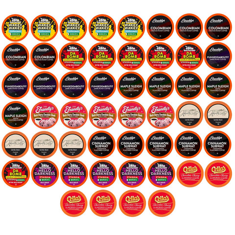 Two Rivers Coffee Flavored Coffee Pods Compatible with Keurig K Cup Brewers, Assorted Variety Pack Flavored Coffee, 40 Count