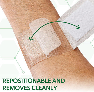 Curad Truly Ouchless Extra Large Silicone Bandages Flexible Fabric 8 count