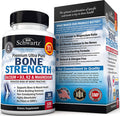 Bone Strength Supplement with Calcium D3 K2 Magnesium Highly Absorbable Vitamin Blend for Bone Muscle Support NonConstipating Formula 8 Bone Building Nutrients 120 Count