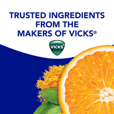 Super C Nighttime Daily Supplement to Rest and Replenish with Vitamin C, B Vitamins, and a Blend of Quality Herbal Extracts, Coated to be Easy to Swallow, from The Makers of Vicks, 28 ct