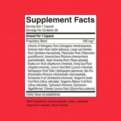 Nature'S Sunshine Lung Support Chinese Tcm Concentrate, 30 Capsules