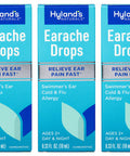 Ear Drops for Swimmers Ear, Hyland's Earache Drops for clogged ears, (3-Pack)