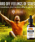 SIRUNES Mullein Leaf Extract 4Oz - Verbascum Thapsus Liquid Supplement - Herbal Tincture Promoting Lung, Respiratory & Digestive Wellness - Natural Sleep Support - Vegan, Non-Gmo