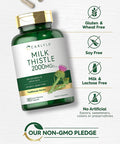 Carlyle Milk Thistle 2000Mg | 180 Capsules | With Dandelion & Yellow Dock | Non-Gmo, Gluten Free
