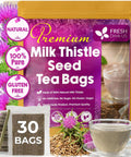 FreshDrinkUS, Premium 75 Mulberry Leaf Tea Bags, 100% Natural & Pure from Mulberry Leaves. Loose Leaf Herbal Tea. Made with Natural Material Tea Bags. No Sugar, No Caffeine, No Gluten, Vegan.