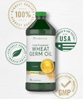 Carlyle Wheat Germ Oil | 48 Fl Oz (16 Fl Oz Triple Pack) | Cold Processed | Vegetarian, Non-Gmo Nutritional Oil