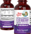 MaryRuth Organics Herbal Supplement Drop | for Immune Support | Pack of 1 | Elderberry | Syrup | Extra Strength | Black Liquid | USDA | Vegan | Non-GMO | Gluten Free | 60 Servings