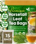 FreshDrinkUS, Premium 120 Mulberry Leaf Tea Bags, 100% Natural & Pure from Mulberry Leaves. Loose Leaf Herbal Tea. Made with Natural Material Tea Bags. No Sugar, No Caffeine, No Gluten, Vegan.