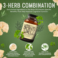 Medicine Man Plant Co The Brain Pill 90 Capsules Organic Brain Booster Supplement - Memory Pills For Brain W/ Ginkgo Biloba Capsules, Lion S Mane & Sage - Brain Booster Supplement For Focus, Memory, Clarity, Energy