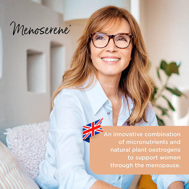 Healthspan MenoSerene (60 Day Supply) | Women's Health | Vitamin D, Calcium & Magnesium | Healthy Immune System, Skin, Vision & Bones B6 for Menopause Support | Natural Plant Oestrogens | Vegetarian
