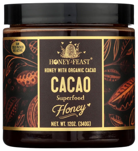HONEY FEAST New Zealand Manuka Infused Honey with Propolis 12oz - Raw Manuka Honey, Patent Pending Formula, MGO182 Rating, Manuka Honey New Zealand
