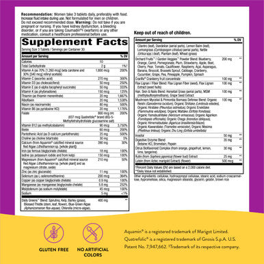 Nature'S Way Alive! Max3 Potency Women'S Multivitamin, Supports Daily Energy Metabolism*, 90 Tablets
