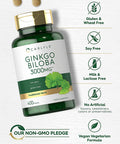 Carlyle Ginkgo Biloba 3000mg | 400 Tablets | Vegetarian Supplement | Non-GMO, Gluten Free