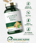 Carlyle Licorice Root Capsules 900mg | 300 Count | Root Extract Supplement | Non-GMO, Gluten Free