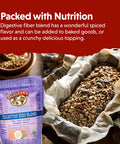 Barlean's Organic Digestive Seed Blend Fiber Supplement With Whole Chia Ground Flax And Pumpkin Seeds Quinoa And Coconut Rich In Omega 3 & Dietary Fiber 12 Oz