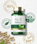 Carlyle Fo-Ti 1000Mg | 180 Capsules | He-Shou-Wu Root | Traditional Herb | Non-Gmo And Gluten Free Supplement