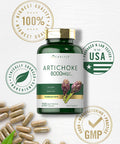 Carlyle Artichoke Extract Capsules 8000Mg | 200 Count | Non-Gmo, Gluten Free Supplement