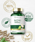 Carlyle Noni Capsules 3000mg | 240 Count | Non-GMO, Gluten Free