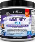 Immune Support Drink with Vitamin C 1000mg D3 B12 Zinc Elderberry Turmeric Eusacea Electrolytes Powder Natural Hydration Immunity Defense Joint Support Berry Flavor Vitamin Supplement 30 Days