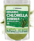 Xprs Nutra Organic Chlorella Powder - Broken Cell Wall Chlorophyll Powder - Chlorella Organic Powder For Immunity - Vegan Friendly Chlorella Powder Organic For Complete Protein (4 Ounce)