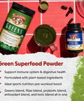 Barlean's Greens Formula Powder 9.3 Oz 264 G