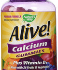 Natures Way, Calcium Alive Plus D 100 Mg, 60 Chewa