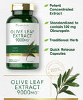 Carlyle Olive Leaf Extract Capsules | 9000Mg | 200 Count | Non-Gmo, Gluten Free | High Potency Supplement