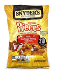Snyder's Of Hanover Honey Mustard & Onion Pretzel Pieces, 3.25oz Bag (Pack Of 9)