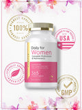 WomenÃƒâ€šÃ¢â‚¬â„¢s Multivitamin | 365 Caplets | Vitamin and Mineral Supplement | with Iron | Non-GMO, Gluten Free | by Carlyle