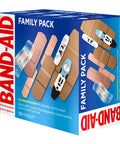 Band-Aid Brand Adhesive Bandage Family Variety Pack In Assorted Sizes Including Water Block, Sport Strip, Tough Strips, Flexible Fabric And Disney Bandages For First Aid And Wound Care, 120 Ct