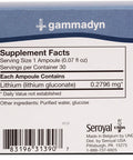 UNDA GAMMADYN Li | Lithium Oligo-Element Supplement | 30 Ampoules