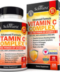 Vitamin C 1000mg Capsules with Zinc Rose Hips Bioflavonoids Immune Support Supplement with 10x The Power of Vitamin C Shortens Lessens Symptoms Equal to 10 Oranges 120 Capsules