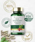 Carlyle Red Raspberry Leaf Capsules | 1200mg | 120 Count | Non-GMO and Gluten Formula | Traditional Herbal Extract