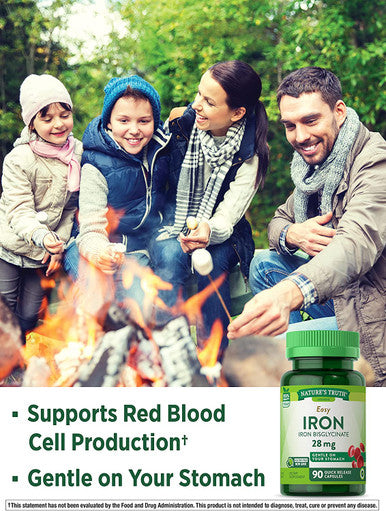 Nature's Truth Easy Iron 28Mg, 90 Count