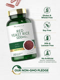 Carlyle Red Yeast Rice 1200 mg | 250 Capsules | Non-GMO, Gluten Free Supplement