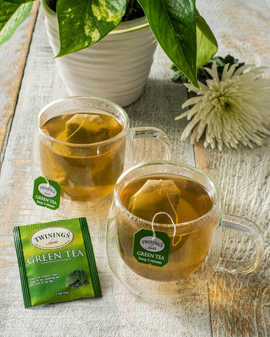 Blue Ribbon Twinings Green Tea Bags Sampler Assortment Variety Pack Box - 20 Count 7 Flavors - Perfect Variety - s for Mom Dad Family Coworkers Friends Women Men Herbal and Green Tea Lovers