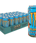 Monster Rehab Tea + Lemonade + Energy, Energy Drink 15.5 Ounce | Energy Iced Tea, Pack of 15