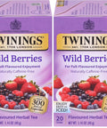 Twinings Lemon & Ginger, Caffeine-Free Herbal Tea Bags, 100 CT Box (1 Pack) | Spicy & Tangy, Ginger, Lemon Peel, Lemongrass, Blackberry Leaves, Soothe Digestion, 100 Foil Lined Individually Wrapped Bags