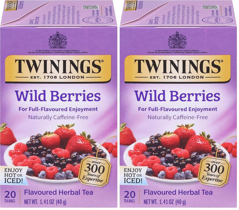 Twinings Lemon & Ginger, Caffeine-Free Herbal Tea Bags, 100 CT Box (1 Pack) | Spicy & Tangy, Ginger, Lemon Peel, Lemongrass, Blackberry Leaves, Soothe Digestion, 100 Foil Lined Individually Wrapped Bags
