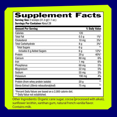 Biochem 100 Whey Isolate Protein Chocolate 30.9 oz Pre Post Workout Meal Replacement KetoFriendly 20g of Protein Easily Digestible Refreshing Taste Easy to Mix