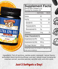 Barlean'S Fresh Catch Fish Oil 250 Softgels 1000 Mg Orange Flavored Pack Of 2