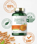 Carlyle Turmeric Curcumin With Black Pepper | 3000Mg 180 Capsules | Curcuminoids And Bioperine Supplement | Non-Gmo, Gluten Free