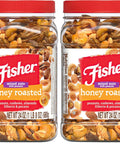 Fisher Snack Honey Roasted Mixed Nuts with Peanuts, 24 Ounces, Peanuts, Cashews, Almonds, Filberts, Pecans