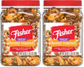 Fisher Snack Honey Roasted Mixed Nuts with Peanuts, 24 Ounces, Peanuts, Cashews, Almonds, Filberts, Pecans