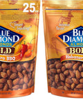 Blue Diamond Almonds, Bold Wasabi & Soy Sauce Flavored Snack Nuts, Bulk Bag, Pantry Staple, GMO-Free, Great for Parties, Lunch, Events, Holiday, and Healthy Snacking, 25 Oz Resealable Bag (Pack of 1)