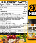 Dedicad 27In1 Fiber And Spice Supplement 30000Mg - Combined With Organic Psyllium, Whole Apple, Elderberry & More - Support Mood