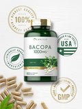 Carlyle Bacopa Monnieri Capsules | 1000 mg | 180 Capsules | Gluten Free Supplement