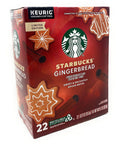 Starbucks K-Cup Coffee Pods, Caramel Naturally Flavored Coffee For Keurig Brewers, 100% Arabica, 1 Box (22 Pods)