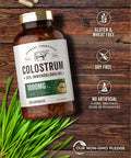 Colostrum Capsules | 1000Mg | 250 Count | 30% Igg | Non Gmo, Gluten Free Supplement | By Herbage Farmstead